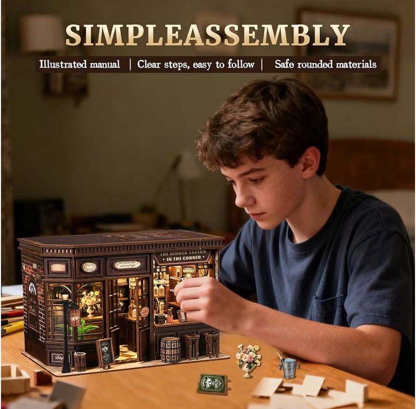 Book Nook Miniature Kit photo 2