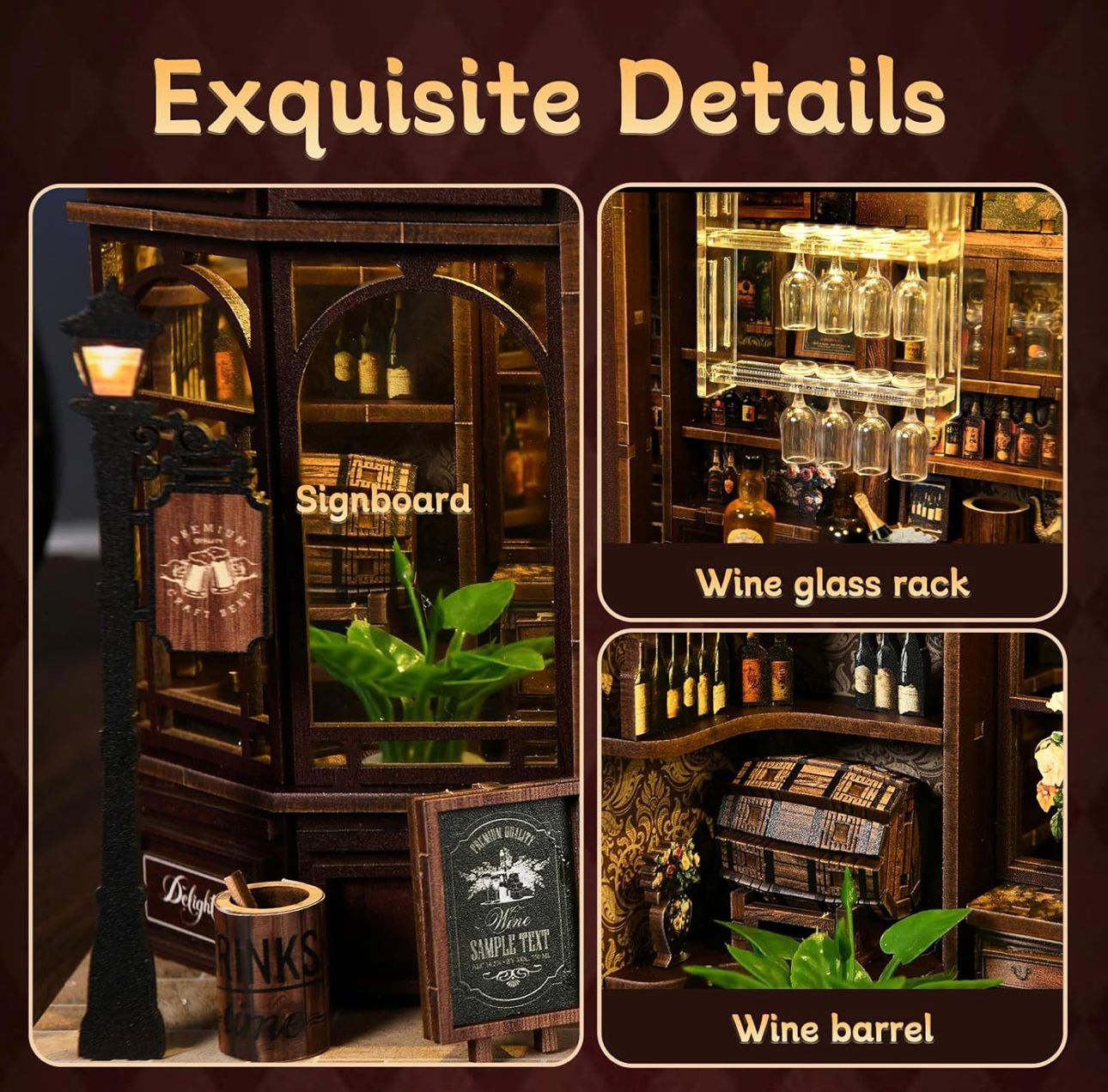 Book Nook Miniature Kit photo 4