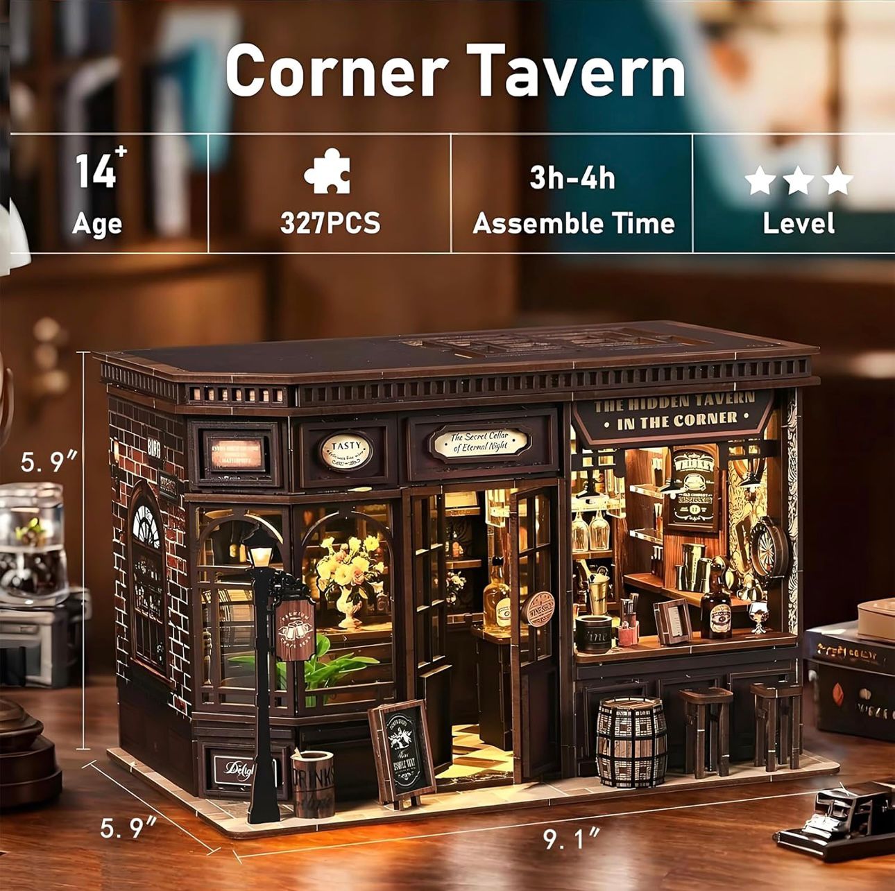 Book Nook Miniature Kit photo 6